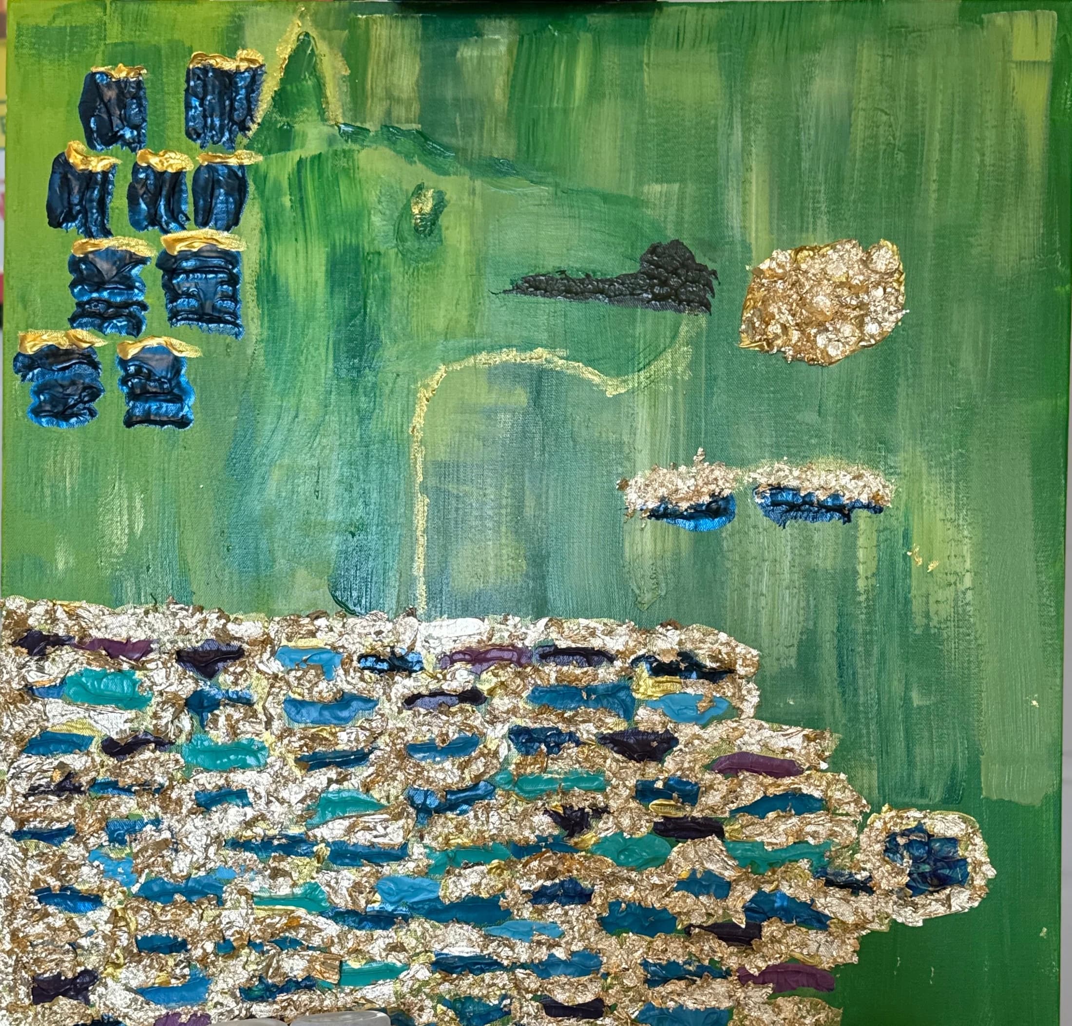 Green Turtle, an original work by Darrin Cathorall Embrey.