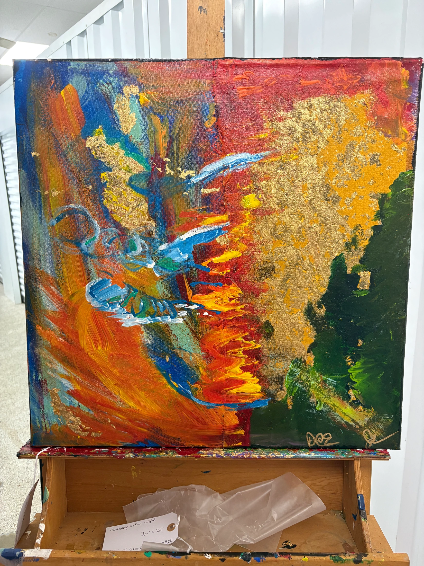 Fire Shower, an original work by Darrin Cathorall Embrey.