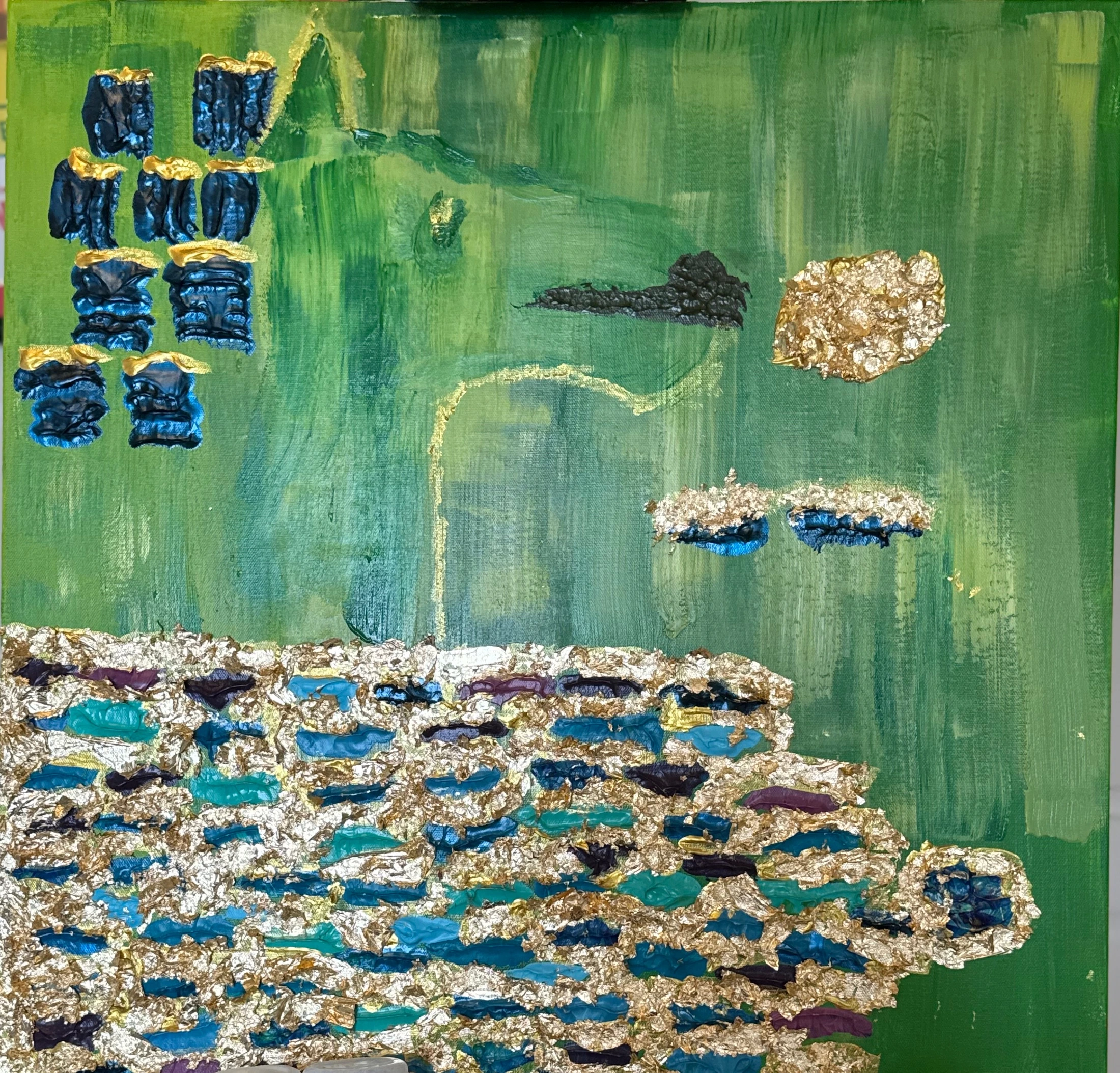 Green Turtle, an original work by Darrin Cathorall Embrey.